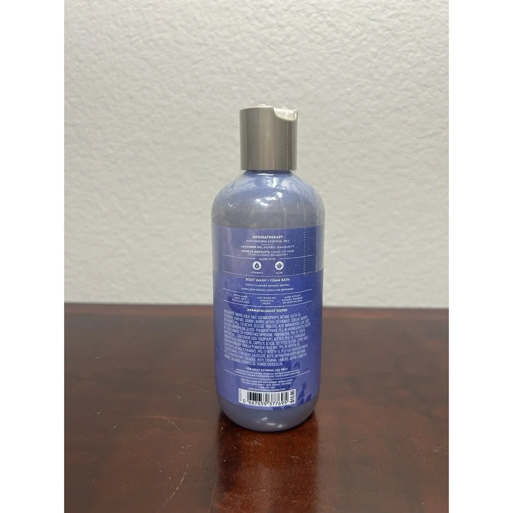 Bath & Body Works Sleep SEALED lavender + vanilla body wash foam bath
